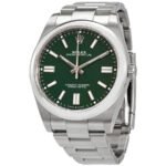 Rolex Oyster Perpetual 41 Automatic Chronometer Green Dial Men's Watch