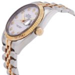 Rolex Oyster Perpetual Automatic Chronometer White Dial Men's Watch - Image 5