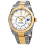 Rolex Oyster Perpetual Sky-Dweller Automatic Chronometer White Dial Men's Watch