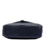 Saint Laurent  Large Chevron Sheepskin Monogram College Satchel Ladies TCT392738 0116 - Image 5