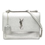 Saint Laurent Medium Metallic Calfskin Monogram Sunset Crossbody Ladies 7PV2RPTGU6XG5M48 - Image 6