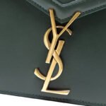Saint Laurent  Smooth Calfskin Monogram Cassandra Clasp Bag - Image 3