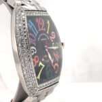 Franck Muller Cintree Curvex Color Dreams Automatic Diamond Black Dial Ladies Watch - Image 6