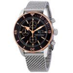 Breitling Superocean Heritage II Chronograph Automatic Chronometer Black Dial Men's Watch