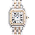 Cartier Panthere Quartz Silver Dial Ladies Watch