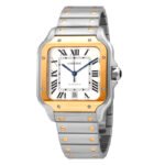 Cartier Santos Silver Dial Men's Watch