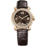 Chopard Happy Sport Brown Dial Ladies Watch