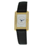 Concord Delirium Quartz Diamond Black Dial Ladies Watch