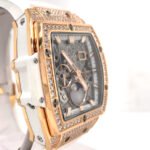 Hublot Spirit of Big Bang Moonphase Diamond Silver-tone Dial Unisex Watch - Image 5
