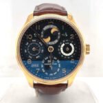 IWC Portuguese Perpetual Calendar Black Dial Men's Watch
