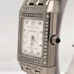 Jaeger LeCoultre Reverso Hand Wind Diamond Silver Dial Ladies Watch - Image 6