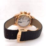 Omega De Ville Co-Axial Chronograph Automatic Diamond Brown Dial Ladies Watch - Image 3