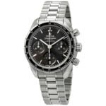 Omega Speedmaster Chronograph Tachymeter Black Dial Men's Watch