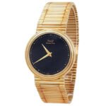 Piaget Vintage Quartz Black Dial Ladies Watch
