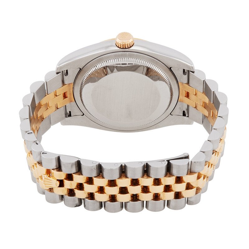preowned-rolex-oyster-perpetual-automatic-chronometer-diamond-white-dial-mens-watch-116233wrj_3_1 (1) Rolex Oyster Perpetual Automatic Chronometer Diamond White Dial Men's Watch - Image 1