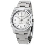 Rolex Oyster Perpetual Automatic Chronometer Silver Dial Men's Watch